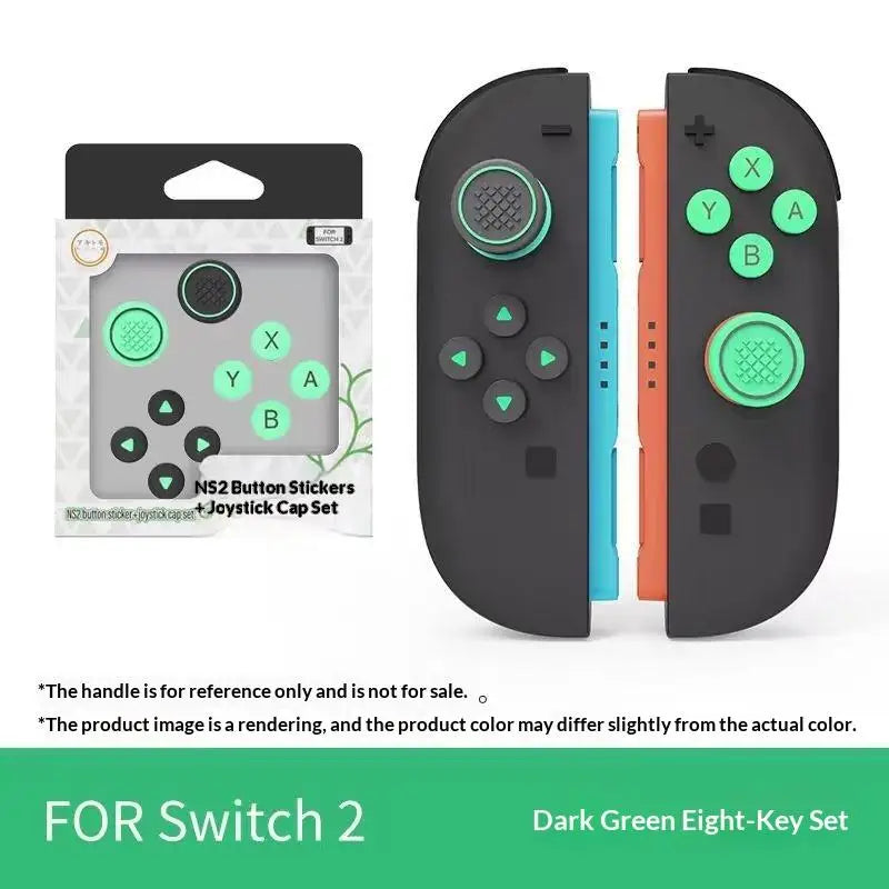 Silicone Thumb Caps for Nintendo Switch 2 Controller – Colorful