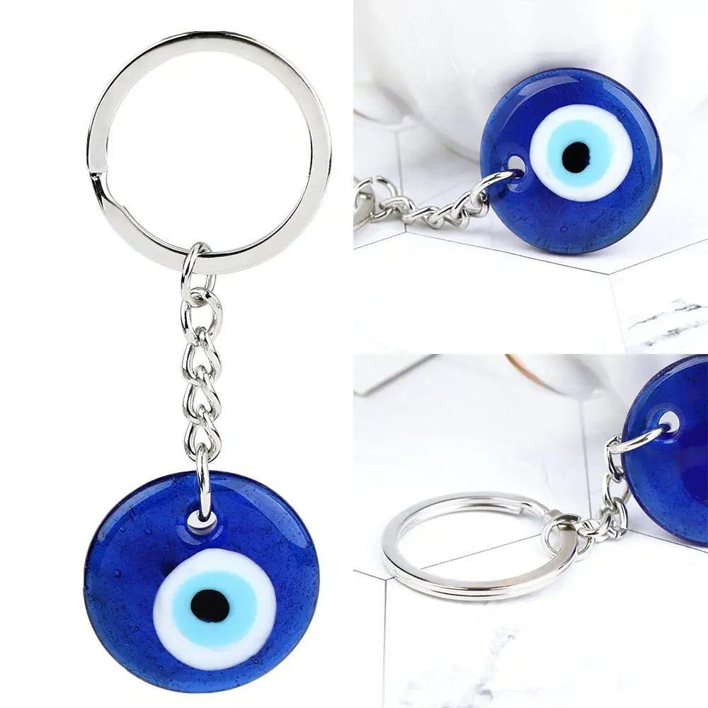 Fashion Greek Pendant Charm Gift Turkish Blue Eye Keychain Accessories Zpaxo