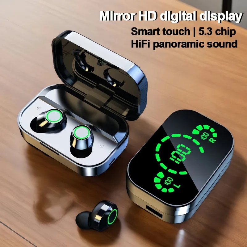 Long Playtime Touch Control True Wireless Earbuds Headphones