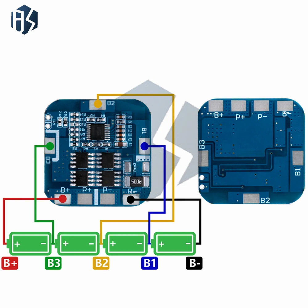 4S 3.2v 12.8v 10a lithium iron phosphate battery protection board for 18650 battery LiFePO4 Battery Charger Module Zpaxo