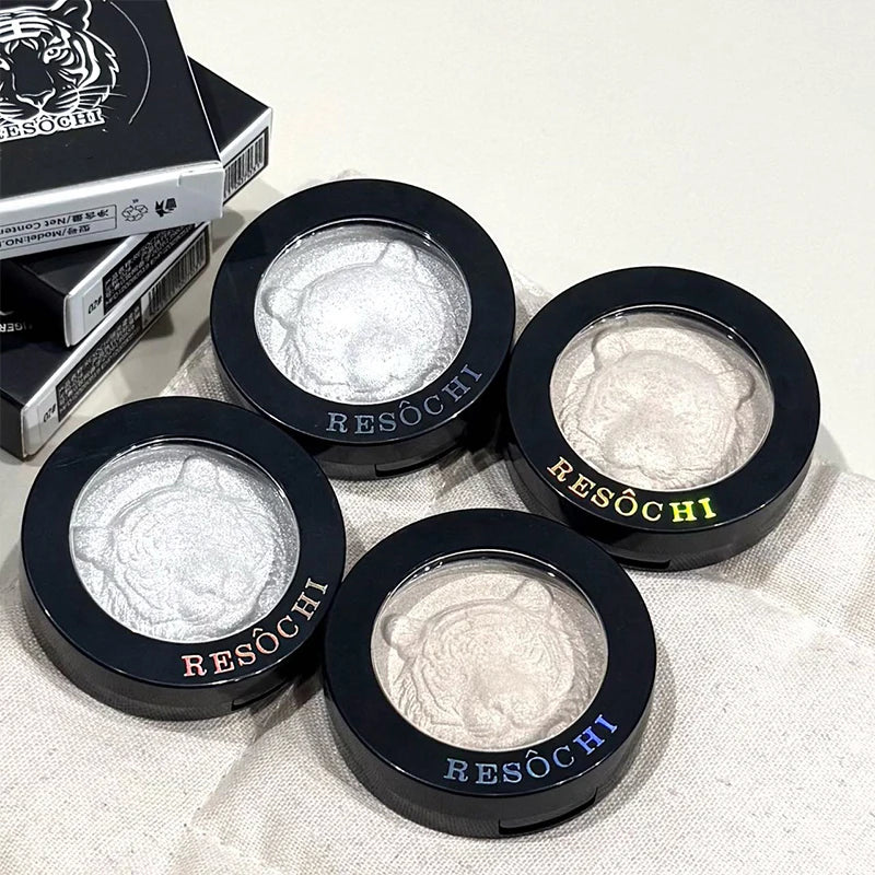 Pearlescent Diamond Highlighting Natural Glossy Effect Brighten The Contour and Modify Face Lasting Shimmer High Gloss Makeup Zpaxo