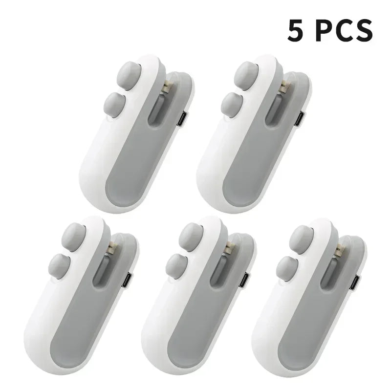 Mini Sealer 1 Sealing Cutting USB-C Rechargeable Bag Portable
