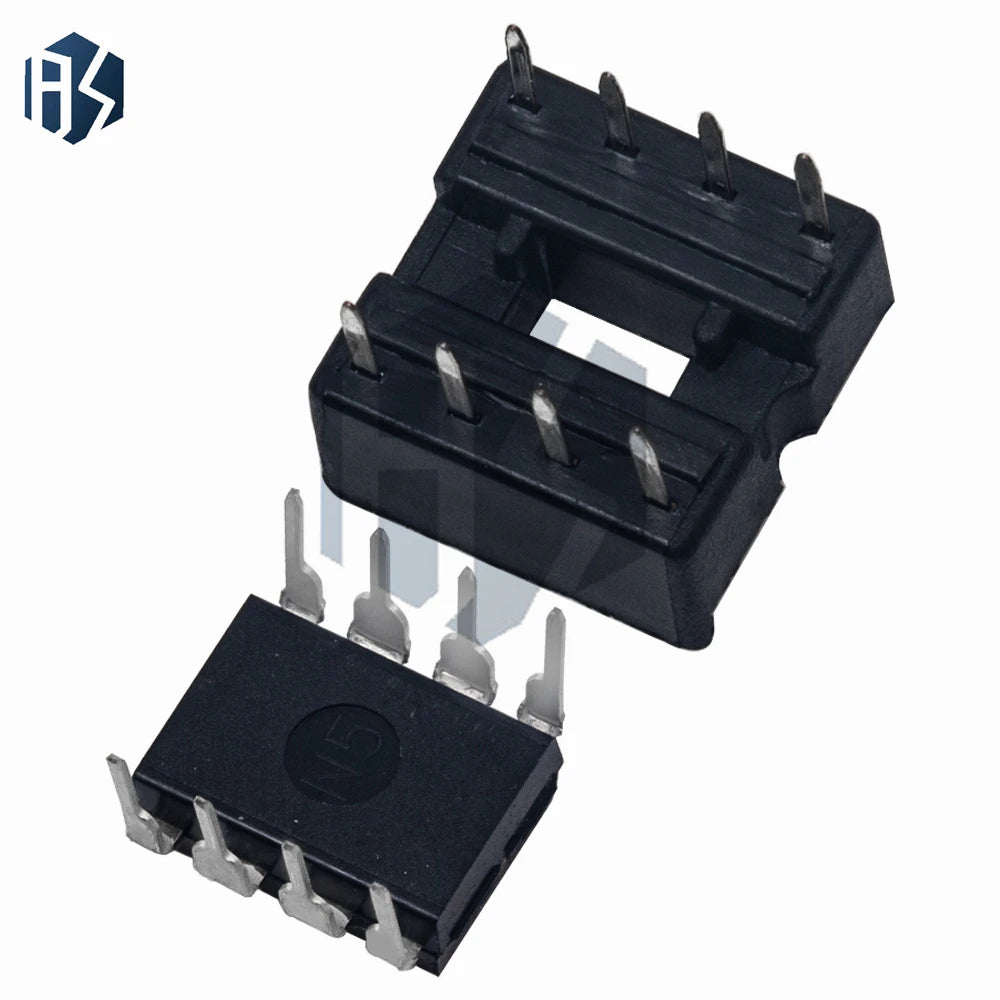 NE555P Timer IC 4.5-18V DIP-8 Chip with Socket Programmable Oscillator 10/20PCS Zpaxo