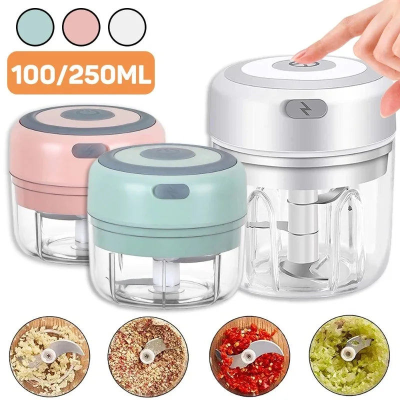 USB Electric Mini Food Chopper – Garlic Masher & Veggie Grinder Electric Food Chopper Zpaxo