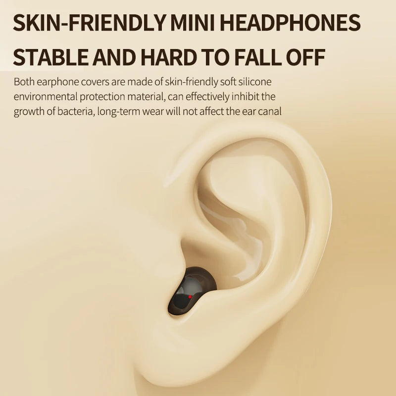 MINI13-N Ultra Small Mini Invisible Wireless Bluetooth Earphones Ear Zpaxo