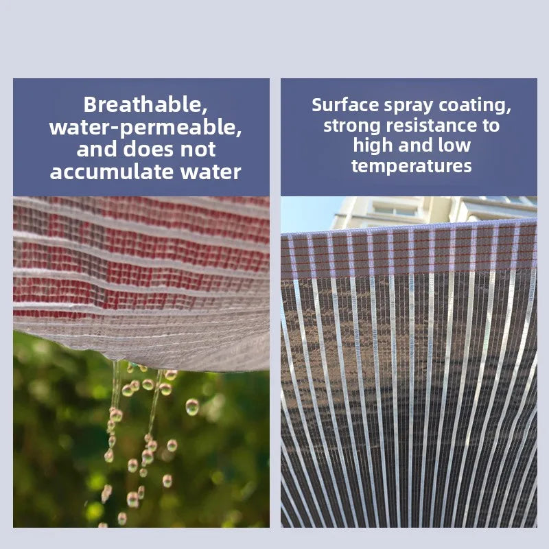 3x4m Aluminum Foil Sun Shade Net UV Protection Heat Insulation Roof