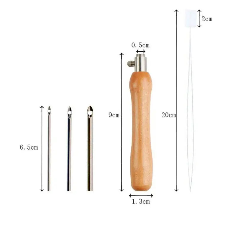 5Pcs Simple Adjustable Punch Needle Set For DIY Embroidery Crafts Needles Zpaxo