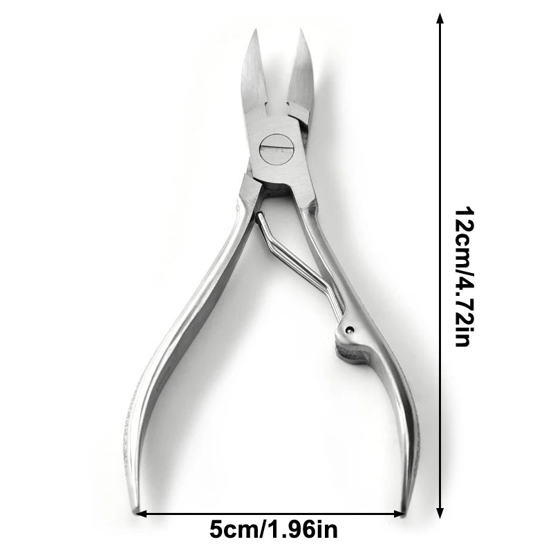 ▶1Pcs Professional Toe Nail Clippers Trimmer Cutters Paronychia Nippers Pedicure Tools Podiatry Stainless Foot Care Tools Zpaxo 1Pcs