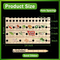 Wooden Plant Ruler Seedling Spacing Tool Gardening Measuring Gauge