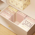 Clothing Organizer 5-Piece Clear Bags Handles Closet Storage Clothes