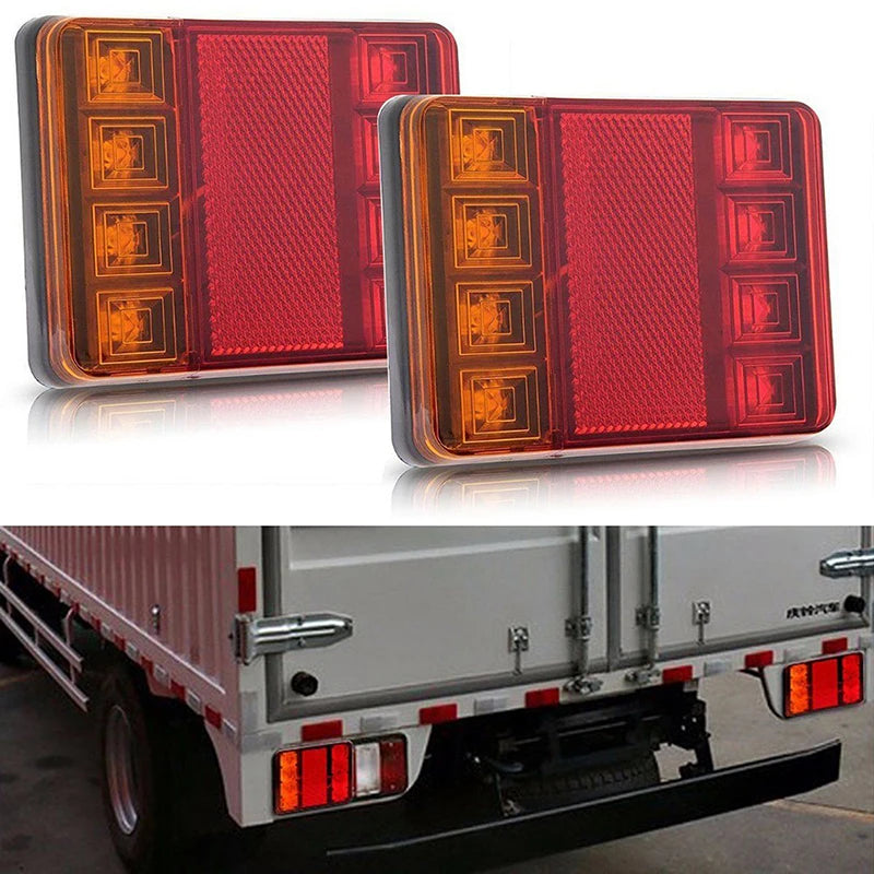 Car Truck LED Rear 12V Lights Lamps Waterproof Tailighttail Light