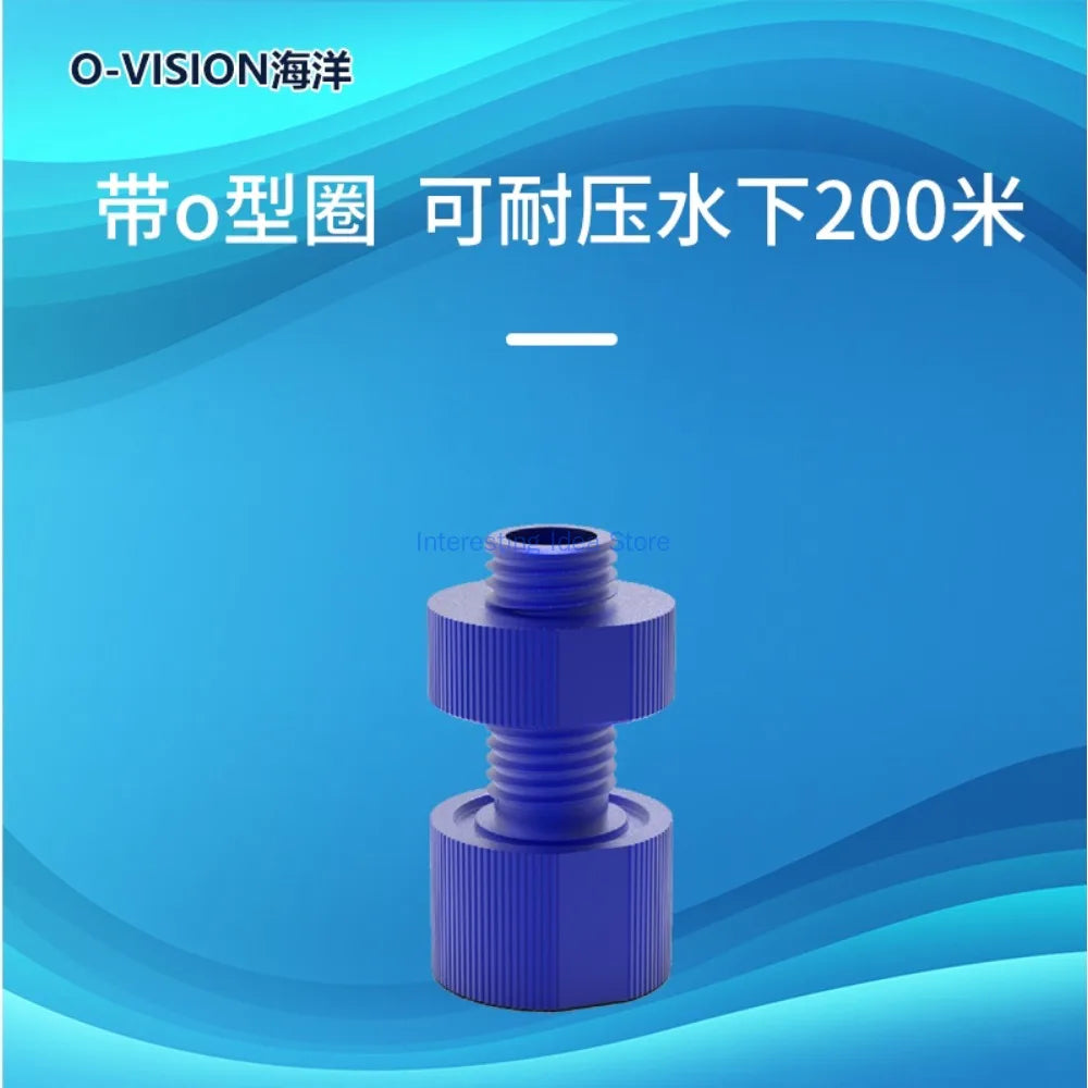 Hollow Threading Screw Underwater Robot Underwater Sealing Special Component Thruster Threading Aluminum Alloy Material Zpaxo