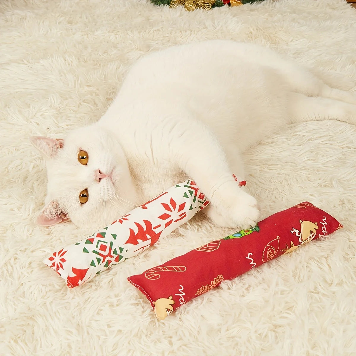 Interactive Plush Cat Teaser Toy Stick Durable Bite Resistant Chew