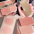 2-color Blush Pallete Natural Rendering Delicate Matte Mineral
