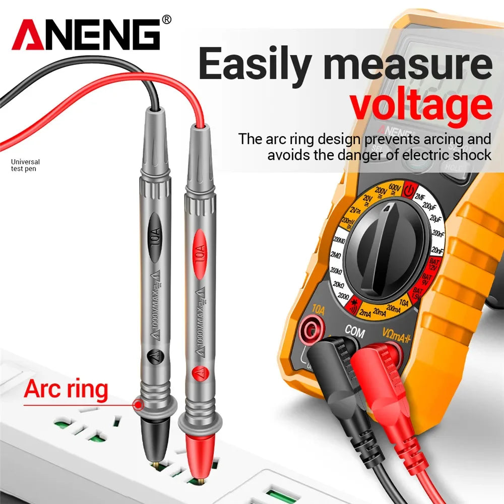 ANENG PT1005B Digital Multimeter Probe Tip Multi Meter Tester Lead