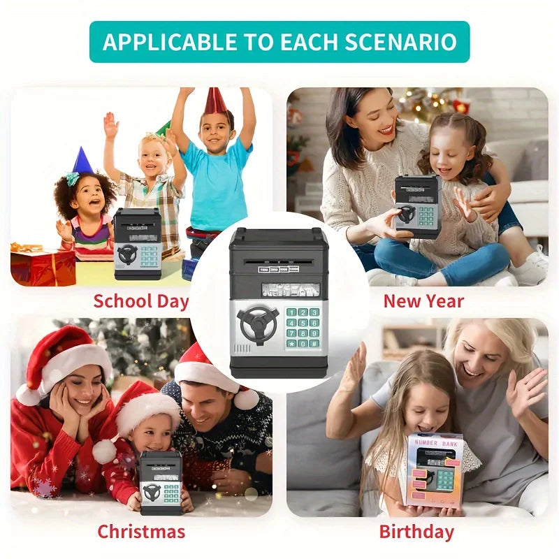 Money Bank Children's Toys Large Electronic Password Protection Cash