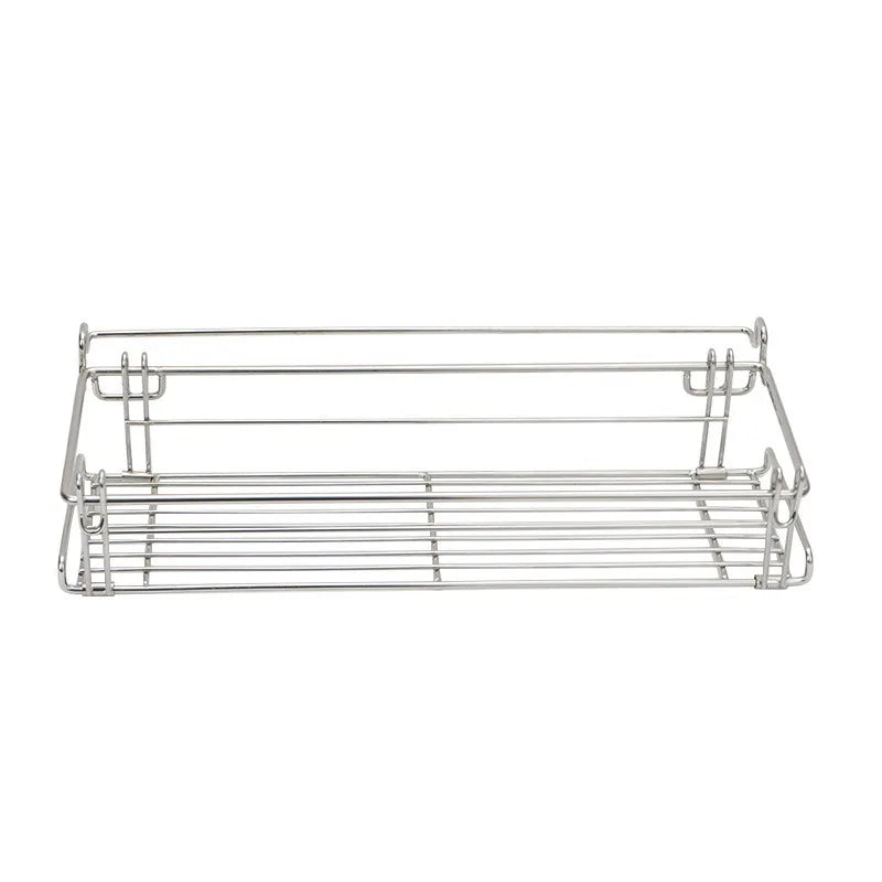 Aluminum Outdoor Storage Rack Table Side Hanging Mesh IGT Table Expansion Bracket Folding Extension Basket Folding Rack Hot Zpaxo