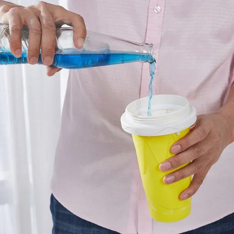 Kitchen Quick-Frozen Slushy Maker Cup Large Capacity Slushy Cup For Homemade Smoothies Juice Ice Cream Summer Squeeze Beker Tool Zpaxo