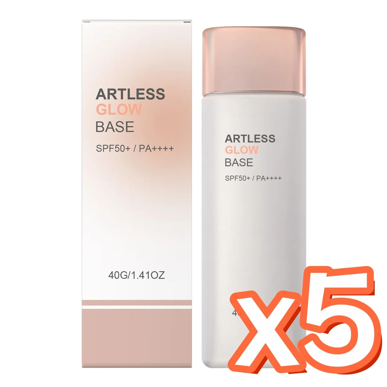 Hydrating Color-Adjusting Foundation SPF 15 | Natural Coverage Foundation Primer Cream Zpaxo 40g Boxed x5PCS