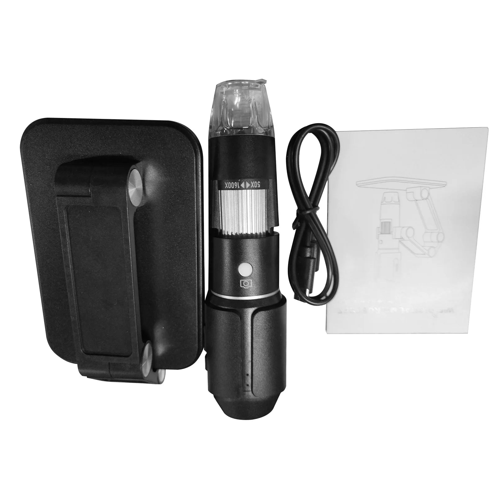 Portable Wifi Digital Microscope 50X-1600X Handheld LED Magnifier 2MP