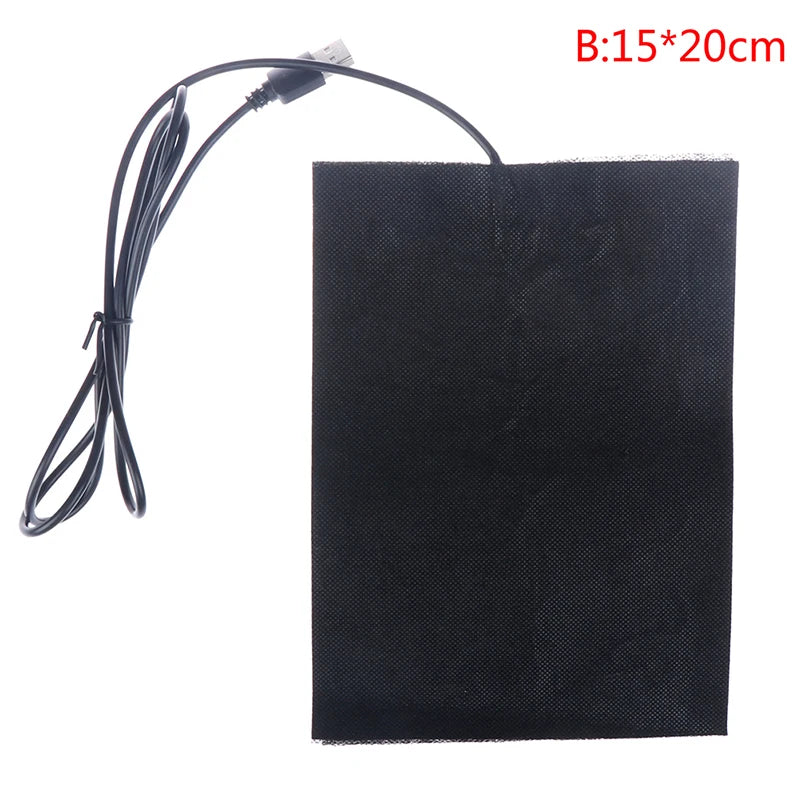 Vest Jacket Clothing Heated Pads Warmer Waist Portable USB Electric Zpaxo B