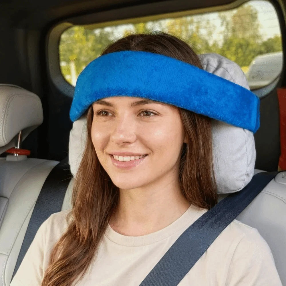 Adjustable Car Seat Head Support Safety Solid Protector Breathable Zpaxo