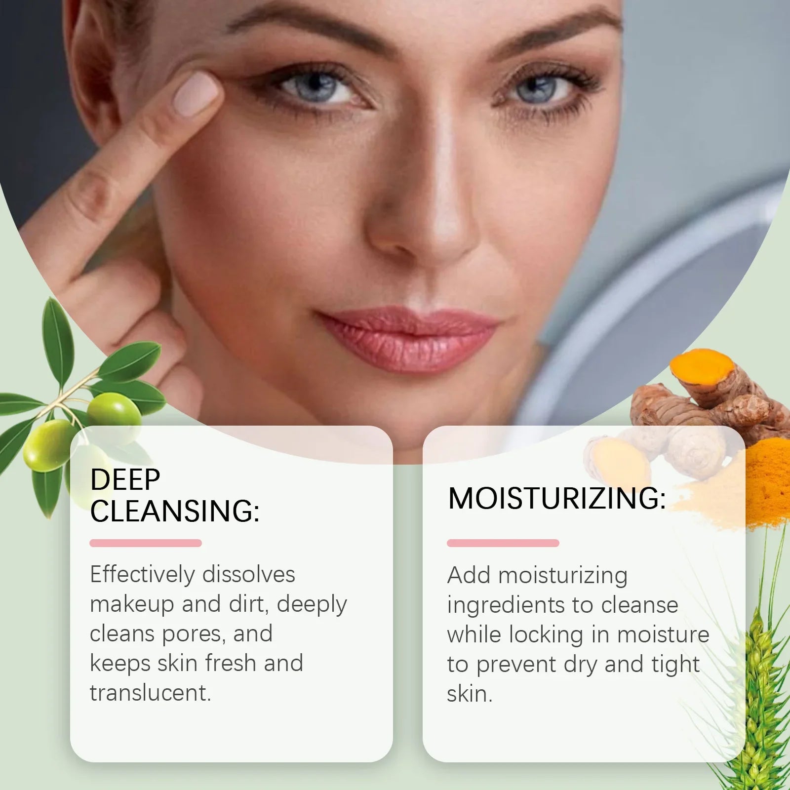 Ouhoe Non-Greasy Facial Cleansing Oil – Pore Makeup Remover Facial Cleansing Oil Zpaxo