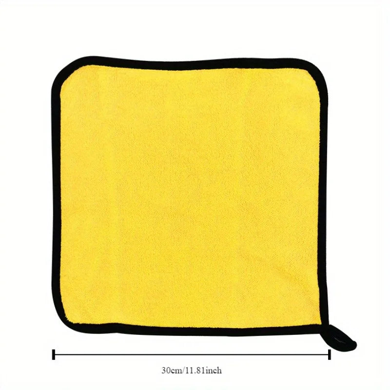 5/10 pcs ar Wash Microfiber Towel 30x30CM Car Cleaning Drying Cloth Hemming Car Care Cloth Detailing Car Wash Towel Zpaxo
