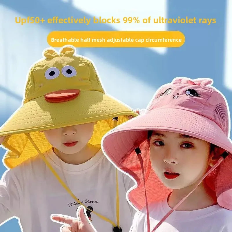 Sun Hat UPF 50+ UV Protection Fisherman Cap Toddler Boys Girls Summer