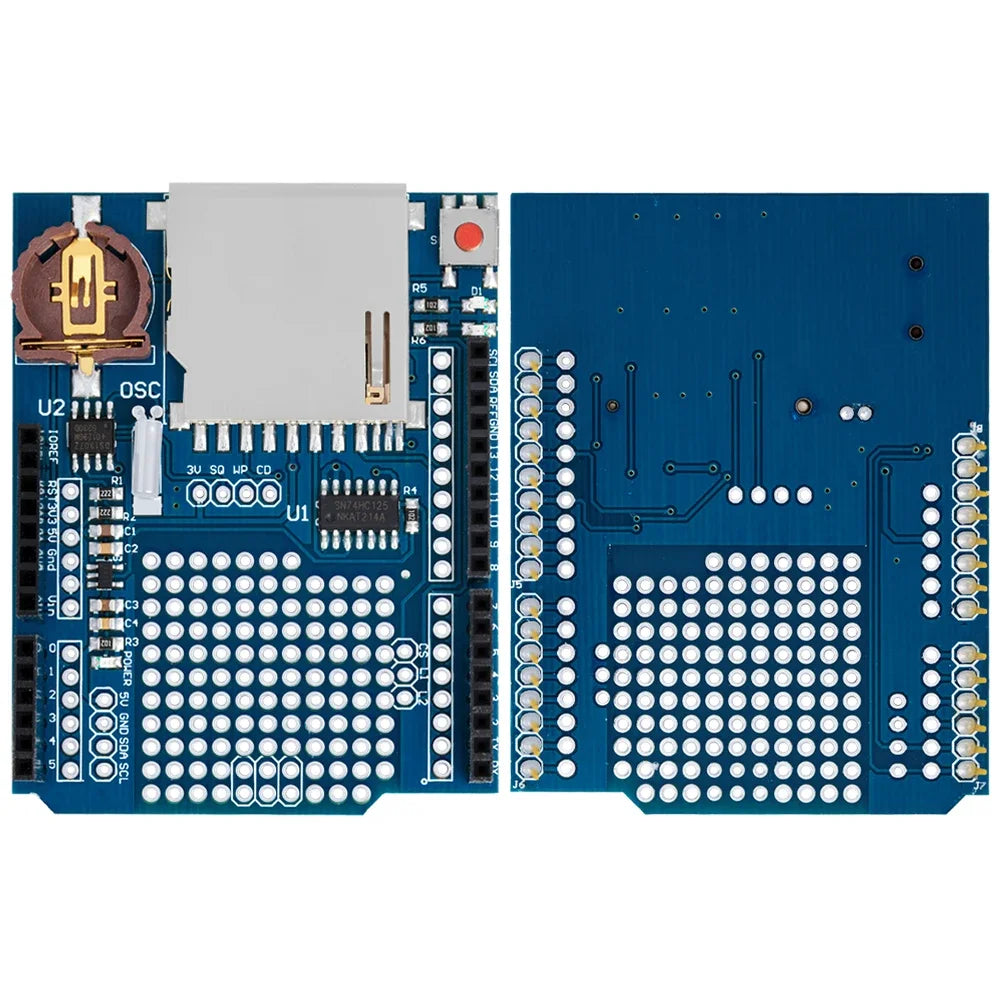 XD-05 V1.0 for Arduino for UNO Data Logger Shield - SD Card Storage, Real-Time Logging Module Zpaxo XD-05 10PCS