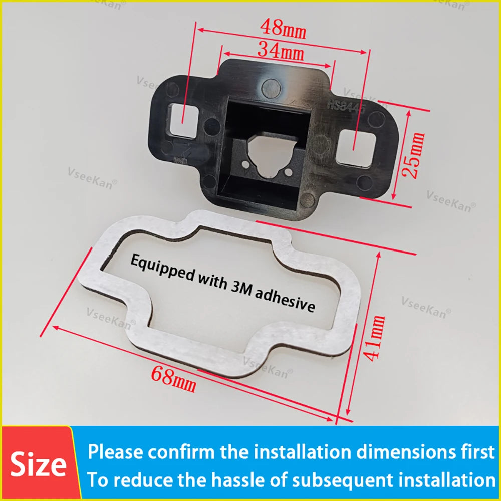 Toyota RAV4 Wildlander Rear View Camera Install Bracket License Plate Zpaxo