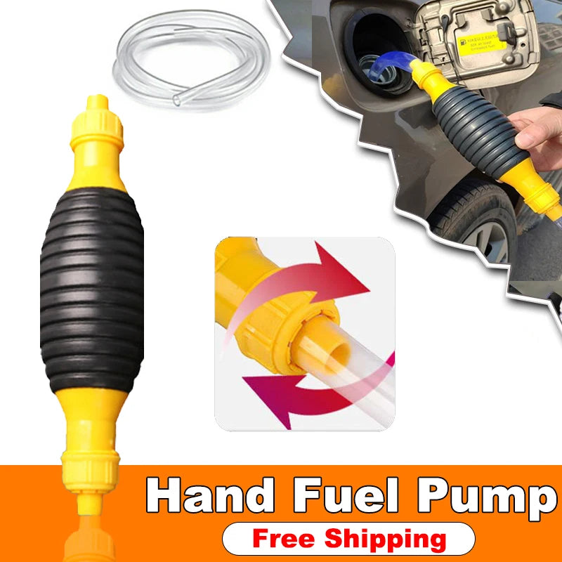 2M Manual Syphon Fuel Transfer Pump – Petrol, Diesel & Oil