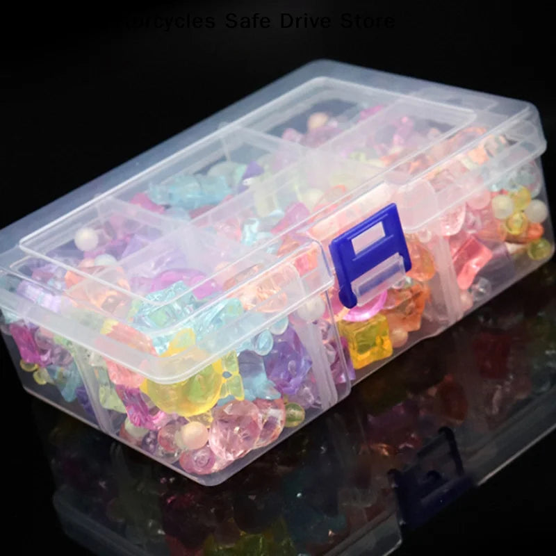 CMNew 6-Grid Plastic Box Removable Storage Tools Jewelry Fishing Gear