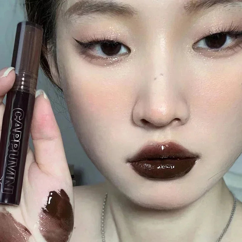7 Color Mirror Moisturizing Lip Gloss Long-Lasting Non-Fading Hydrating Liquid Lipstick with Watery Texture Luxurious Lip Glaze Zpaxo