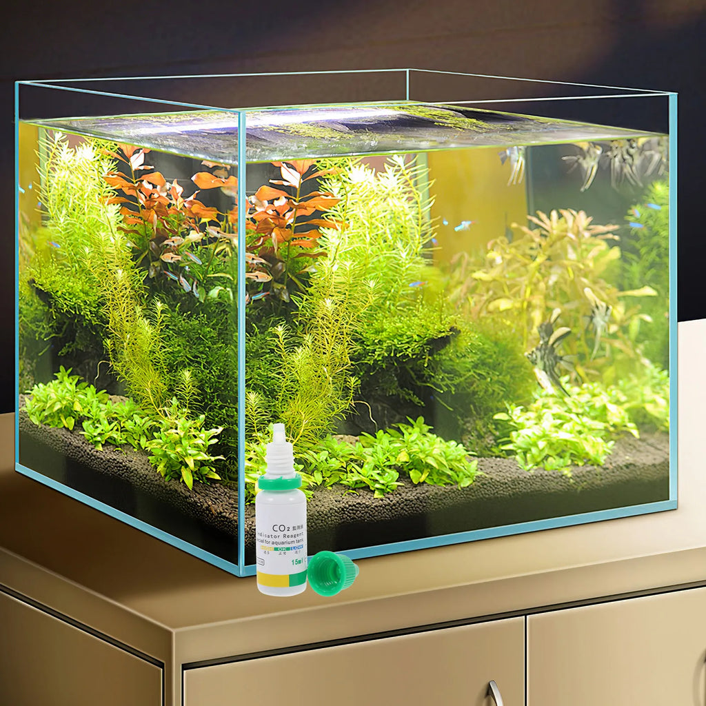 1 Bottle Co2 Indicator Solution Aquarium Fish Tanks Water Testing