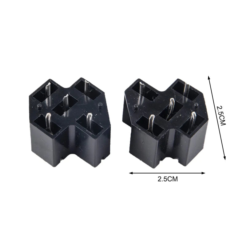 Automotive Car Auto 40A 5 Pin SPDT Relay Socket Connector Adaptor PCB