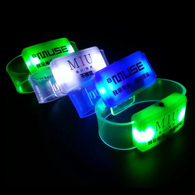 Customized Led Bracelet Glow Perfect Weddings Birthday Parties Party