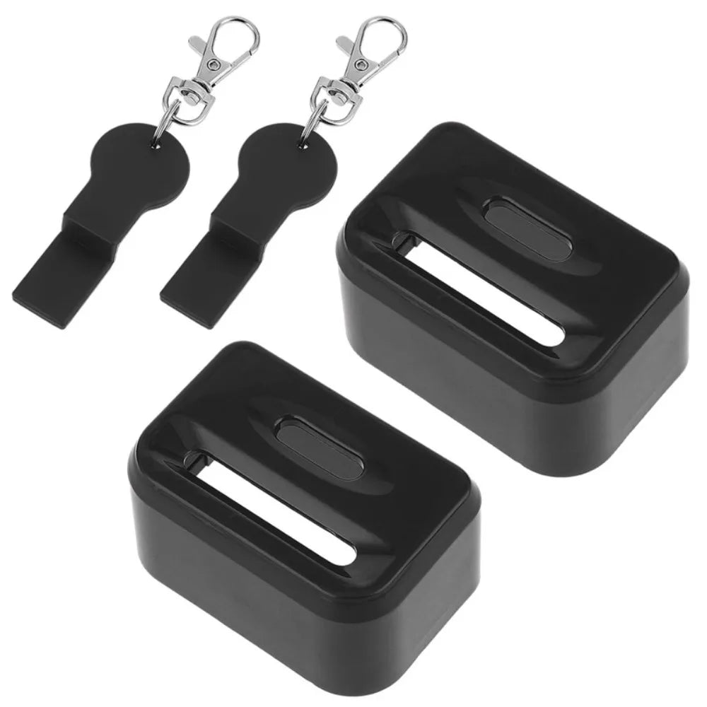 Reusable Car Seat Belt Clip Child Safety Easy Use Cover Prevent Zpaxo Black