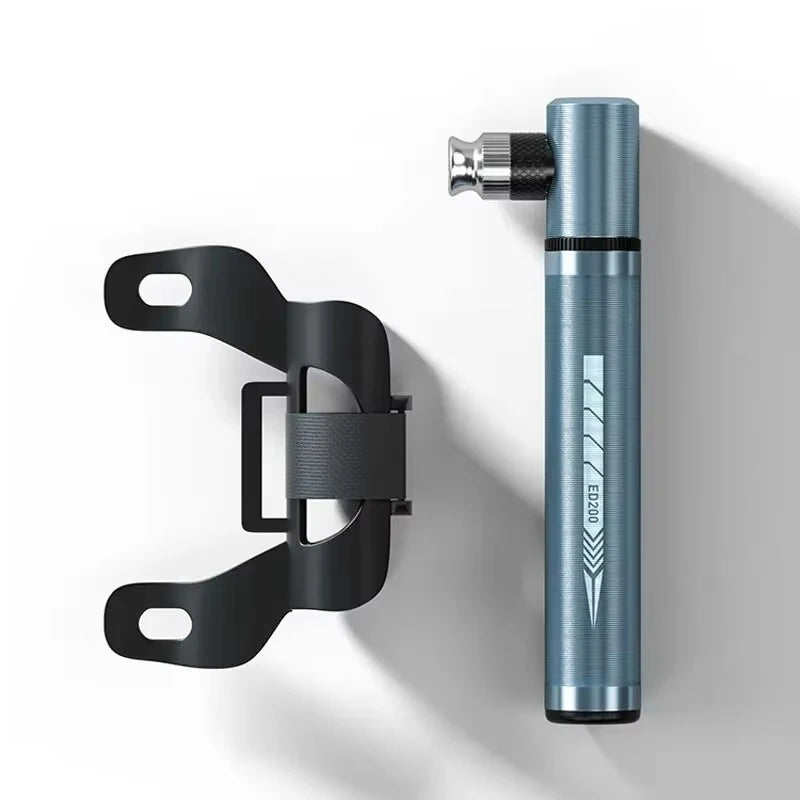 Mini Bicycle Pump Aluminum Alloy Cportable Hand Air Pump Ball Tire Pump Outdoor Bike Accessories Electric Cycling Scooter Road Zpaxo
