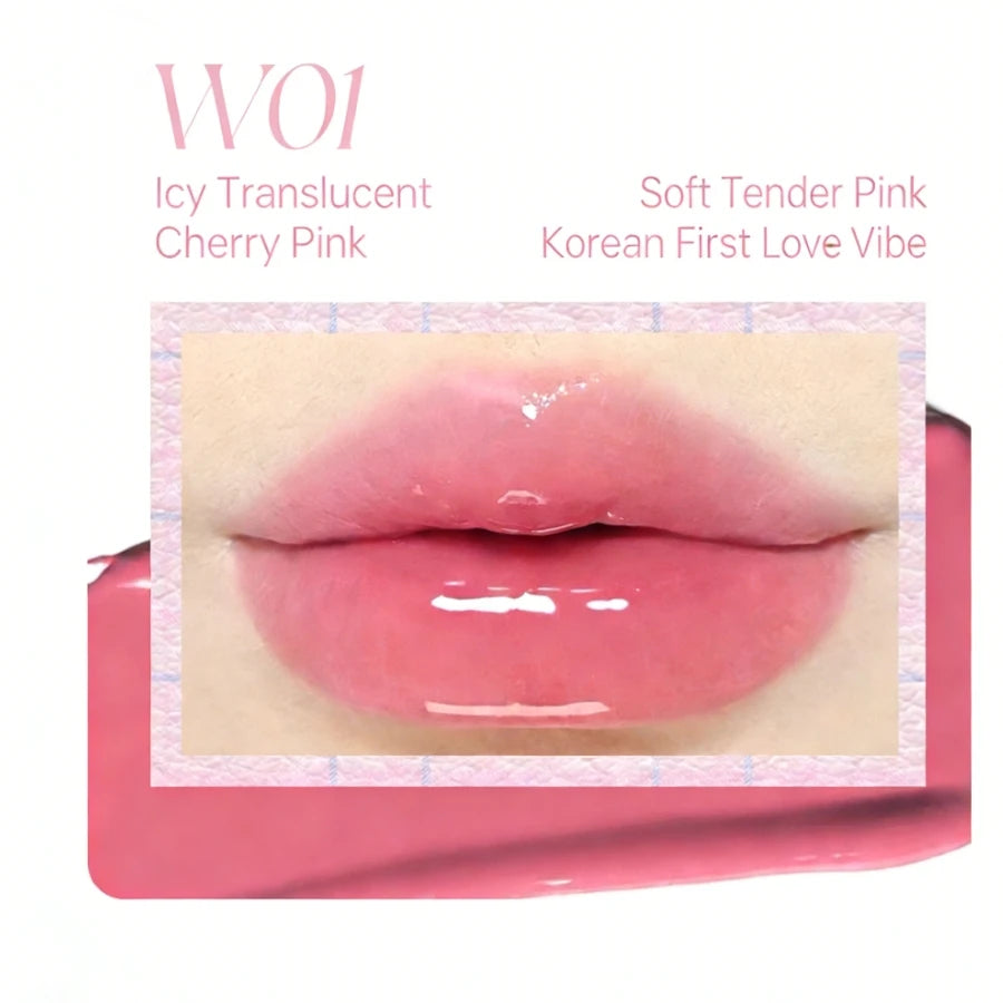New VEECCI Lip Glaze Soft Tube Watery Bare Tint Lip Balm 9g Lip Color moisturizing Lipstick Authentic Makeup Original Zpaxo W01