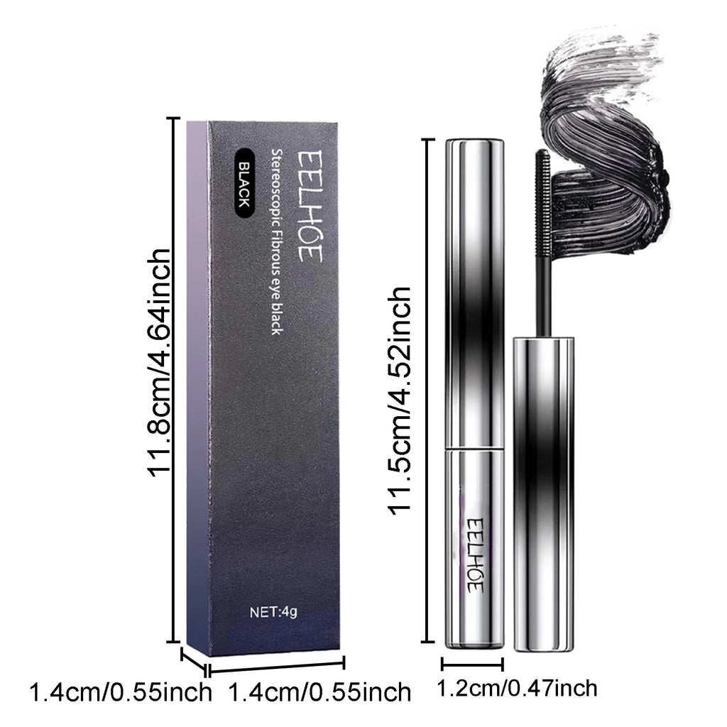 Eelhoe Waterproof Curling Mascara – Lengthening & Thickening Waterproof Mascara Zpaxo
