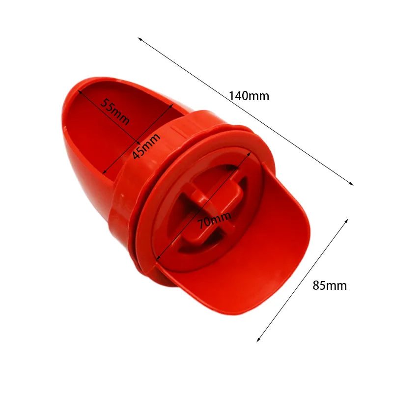 Chicken Feeder Poultry Diy Port Gravity Feed Rain Proof No Waste