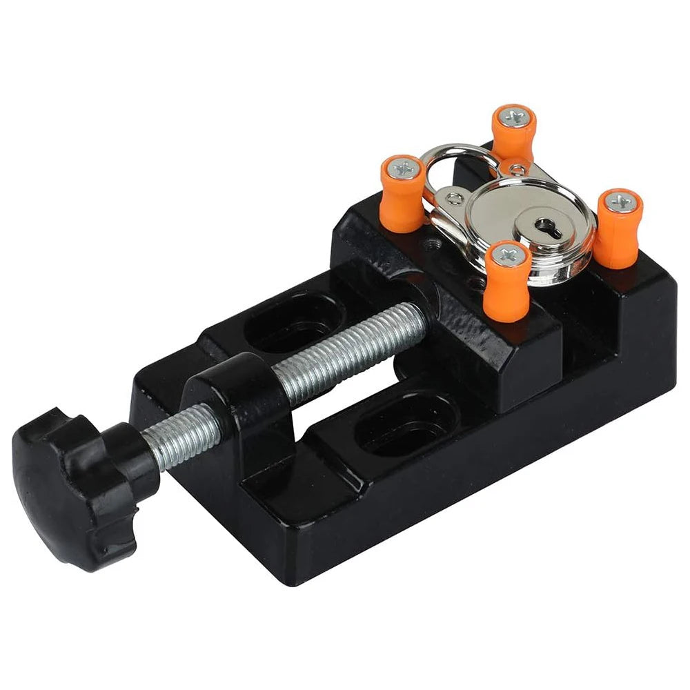 Mini Bench Vice Clamp Set Drill Flat Press Vice Table Vise for Jewelry Nuclear Clip On DIY Sculpture Craft Carving Tool Zpaxo