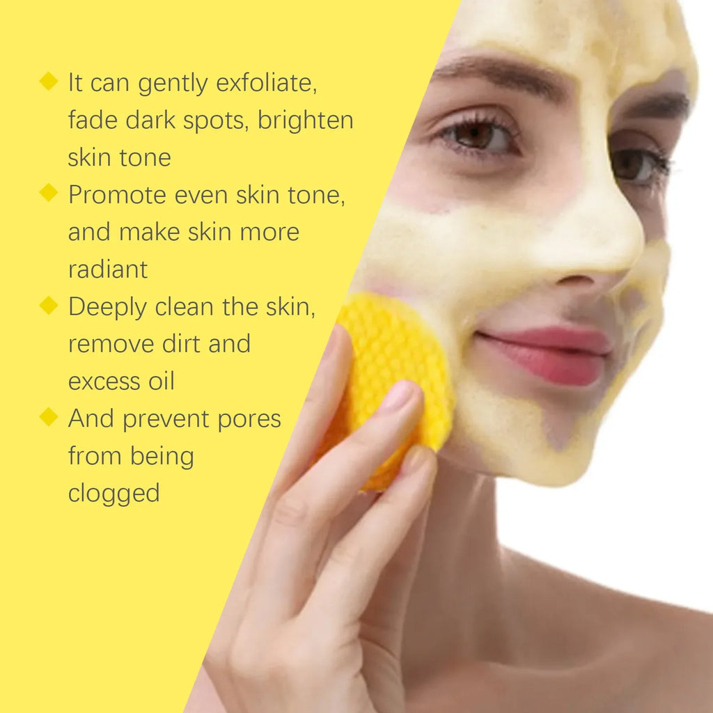 Turmeric Kojic Acid Cleansing Pads – Exfoliate & Brighten Skin Facial Cleansing Pads Zpaxo