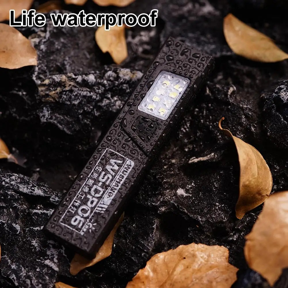 KDULIT Magnetic Clip LED Flashlight – Rechargeable EDC Work Light