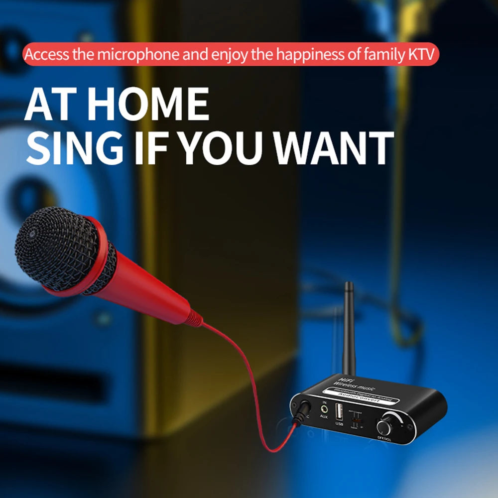 Bluetooth-compatible 5 1 Receiver Hifi Wireless Music Professional Zpaxo