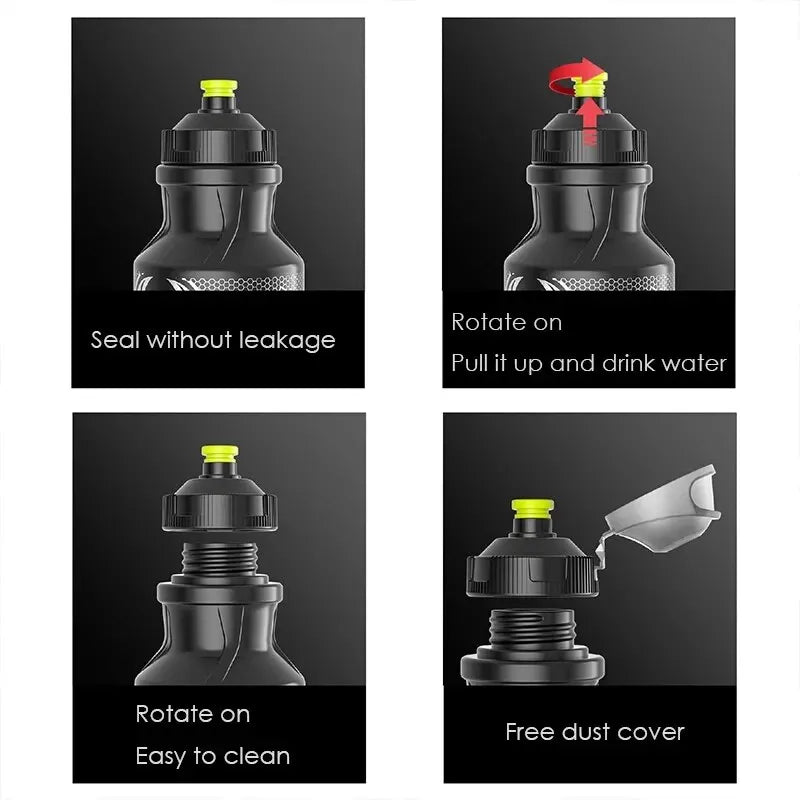 750ml Cycling Water Bottle Safety PP5 Plastic 550ml Sports Gourd Fashion Leak Proof Kettle Bike Bottle Bicycle Accessories Zpaxo
