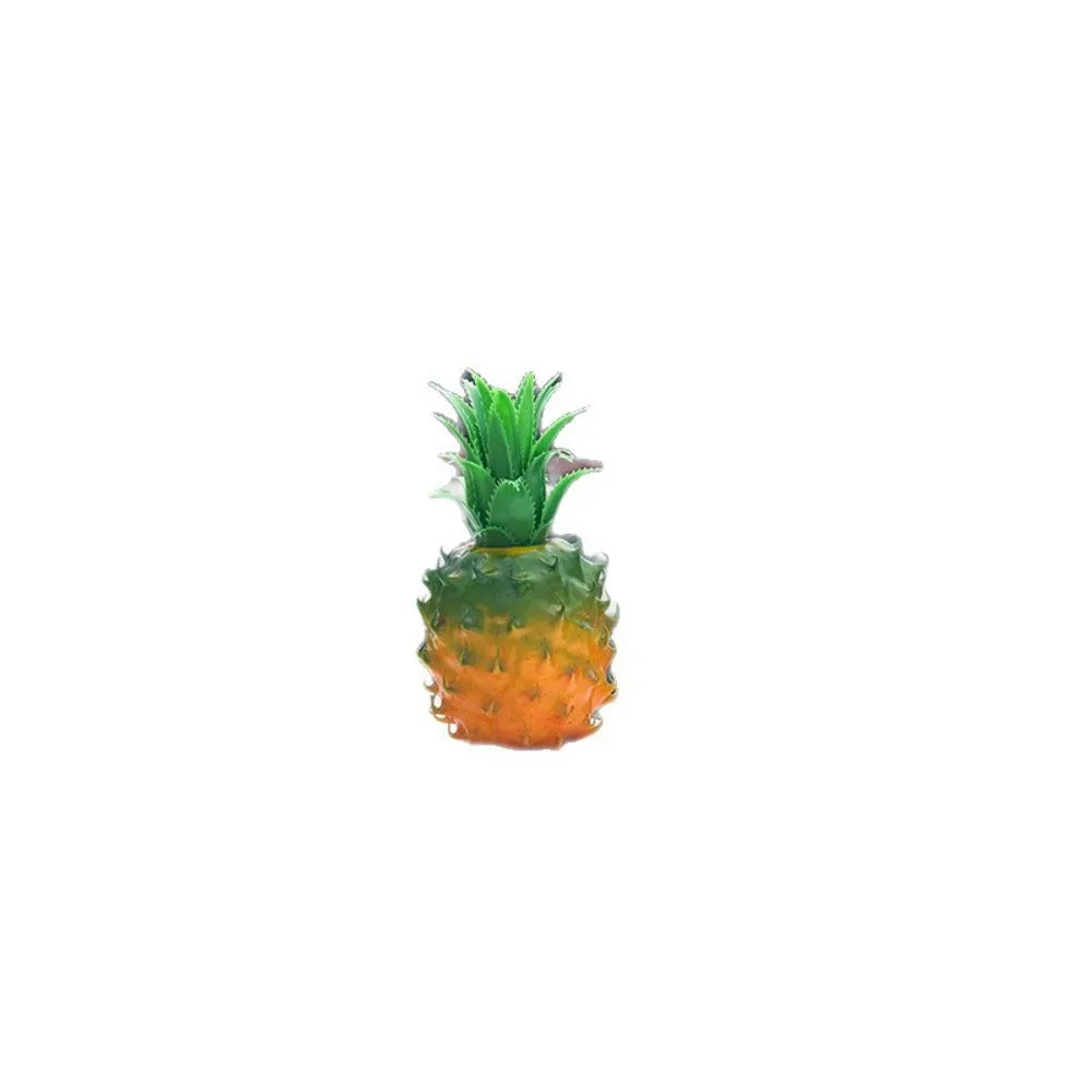 Unique Pineapple Car Trunk Decor Decoration Three-dimensional 3D Zpaxo black
