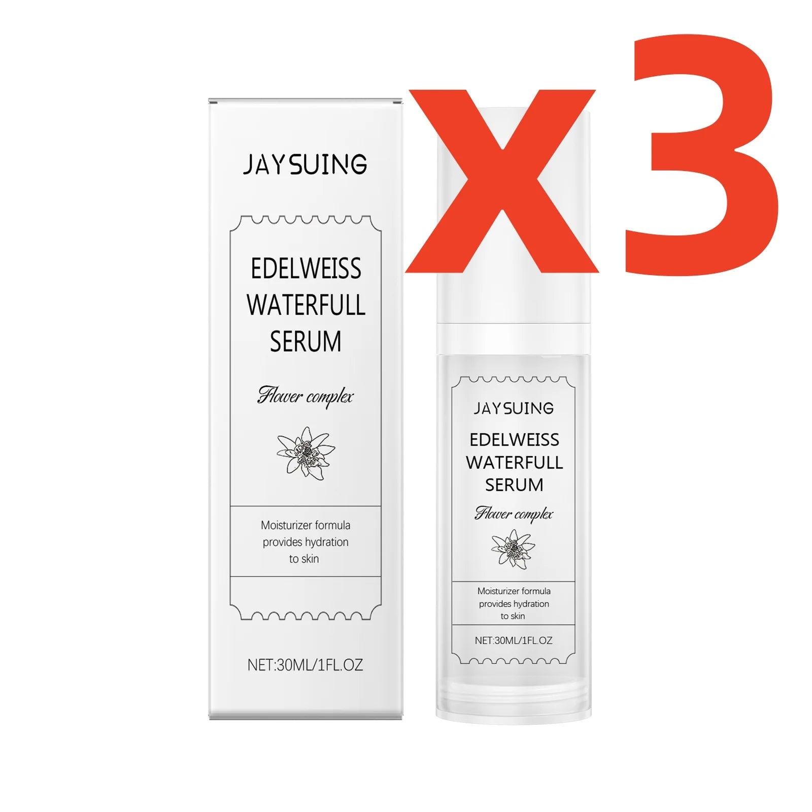 Jaysuing Hyaluronic Acid Serum – Hydrate, Brighten & Anti-Aging Facial Serum Zpaxo 90ml boxed
