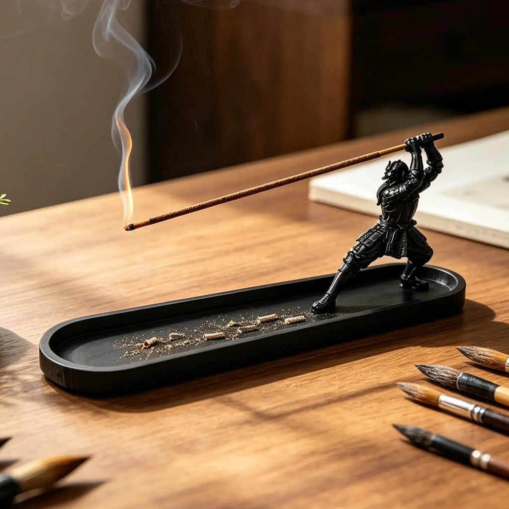 Japanese Incense Burner Japanese Novelty Ash Catcher Incense Stick Burner for Home Living Room Bedroom Yoga Room Office Entryway Zpaxo